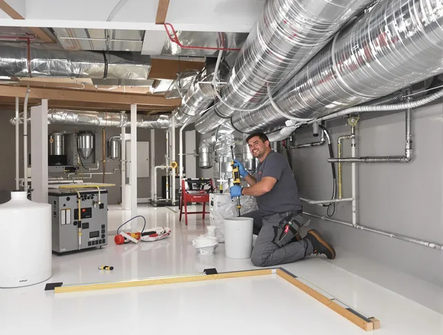 Professional duct sealing service by Concord Air Duct Cleaning in Concord