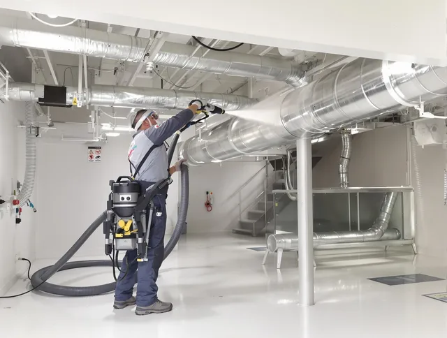 Professional central duct cleaning by Concord Air Duct Cleaning in Concord