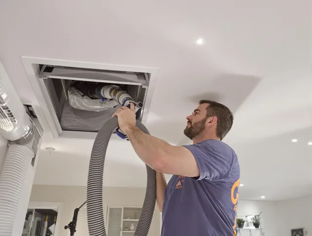 Precision indoor duct cleaning by Concord Air Duct Cleaning in Concord